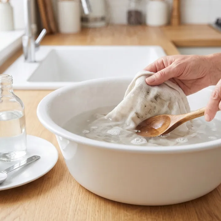 Lap dapur berminyak dan bau susah hilang? Coba rendam pakai 3 bahan ini