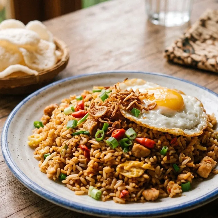 Cara mengolah sisa sambal yang nggak habis semalam, ini resep nasi goreng pedas yang enaknya nampol