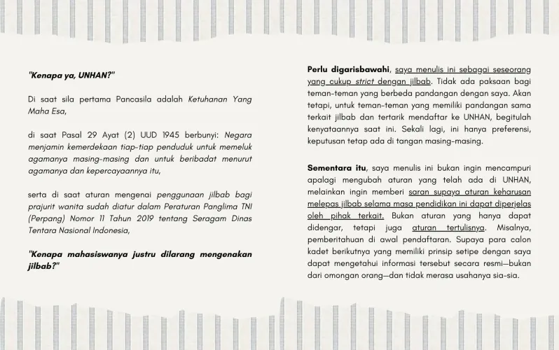 larangan hijab Unhan © 2026 