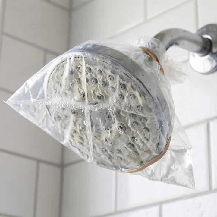Shower penuh kerak putih? Coba trik ini pakai 1 bahan dapur sebelum menggosoknya