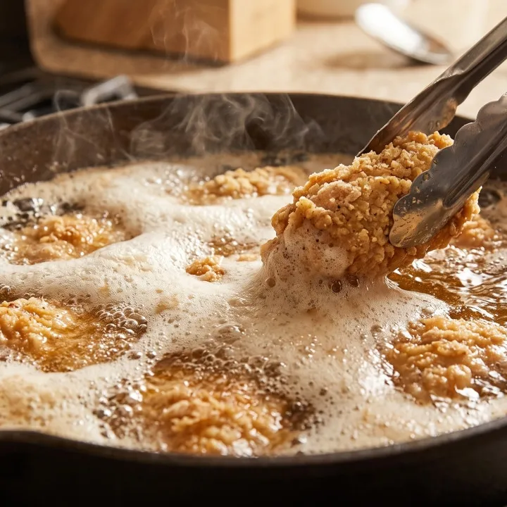 Kenapa ayam goreng mengeluarkan banyak busa saat digoreng? Ini penyebab yang perlu diketahui