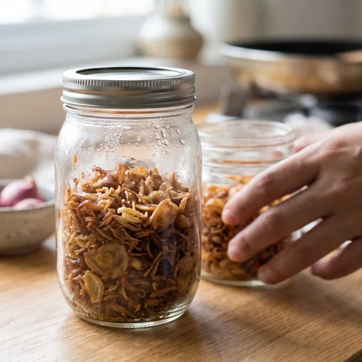 Kenapa bawang goreng cepat melempem setelah disimpan? Ini kesalahan saat mendinginkan dan menyimpannya