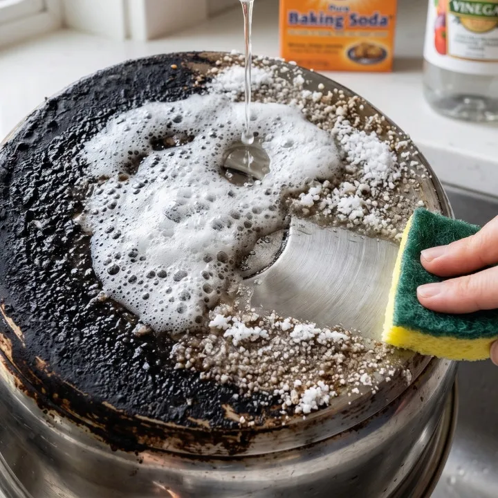 Kerak hitam di pantat panci susah hilang? Bersihkan tanpa air panas pakai 3 bahan ini