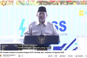 Prabowo soal menteri tetap kerja saat libur: Itu risiko pengabdian, tak sanggup boleh minggir