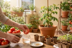 Cara menanam tomat dari biji buah yang sudah matang, mudah dicoba di rumah