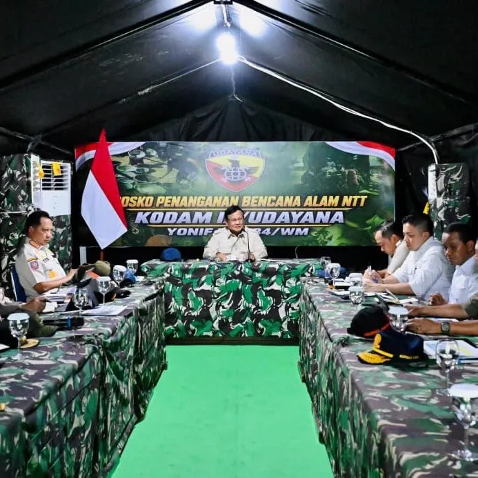 Prabowo jelaskan kenapa baru kunjungi NTT usai h+11 gempa M7,7