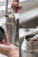 Botol minum berbau apek setelah disimpan? Jangan cuma cuci bagian dalam, cek 4 bagian ini