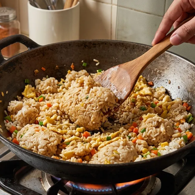 Nasi goreng rumahan sering menggumpal? Ini kesalahan yang bikin hasilnya kurang maksimal