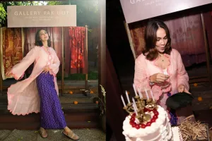 Luna Maya genap 43 tahun, pilih rayakan ulang tahun di galeri seni mendiang ayah