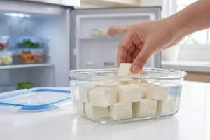 Cara menyimpan tahu mentah agar tidak cepat asam, perhatikan mulai dari wadah sampai air rendaman