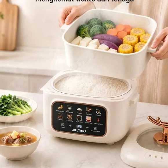 5 Rekomendasi rice cooker digital di bawah Rp 400 ribu yang kaya fitur dan review bagus, awet tahunan