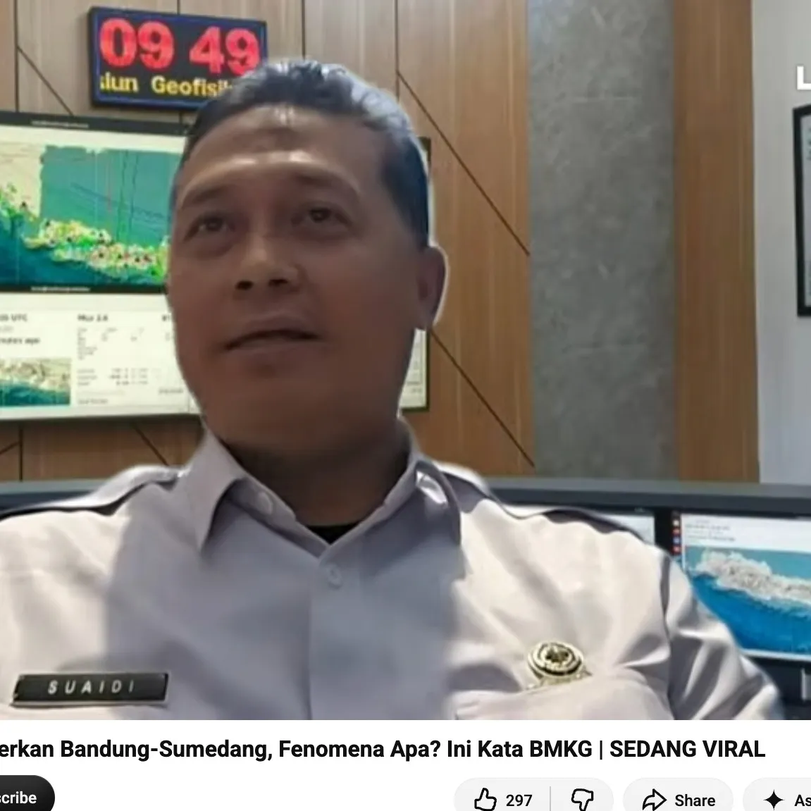 BMKG ungkap dugaan penyebab dentuman Bandung-Sumedang, bukan gempa atau petir