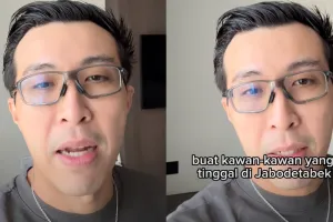 5 Cara aman hadapi abu vulkanik Anak Krakatau menurut Dokter Tirta, jangan asal sapu abu
