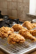 Ayam goreng tepung sering tidak renyah lama? Ada satu tahap yang sering dilewatkan