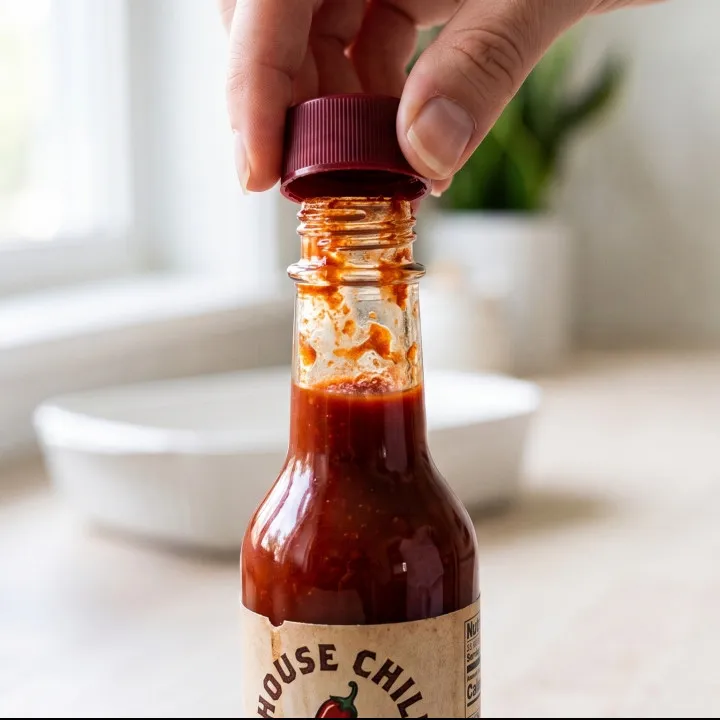 Kenapa tutup botol saus lengket padahal selalu ditutup? Ini penyebabnya