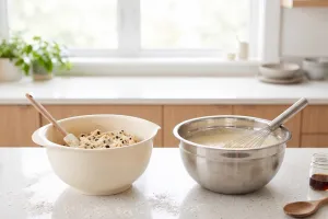 Baskom plastik vs stainless untuk membuat adonan, mana yang lebih nyaman dipakai?