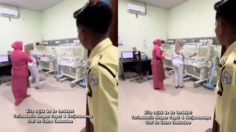Bidan Bhayangkari bantu persalinan © 2026