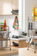 Rak dapur cepat berantakan meski sudah ditata? Mungkin posisi barangnya yang perlu diubah