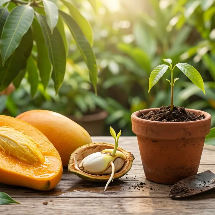 Jangan buang bijinya, begini cara menanam mangga dari sisa buah di rumah
