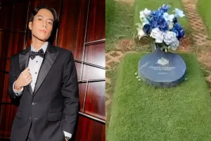 Dipasang keluarga untuk peziarah saat malam hari, lampu solar panel di makam Vidi Aldiano malah hilang
