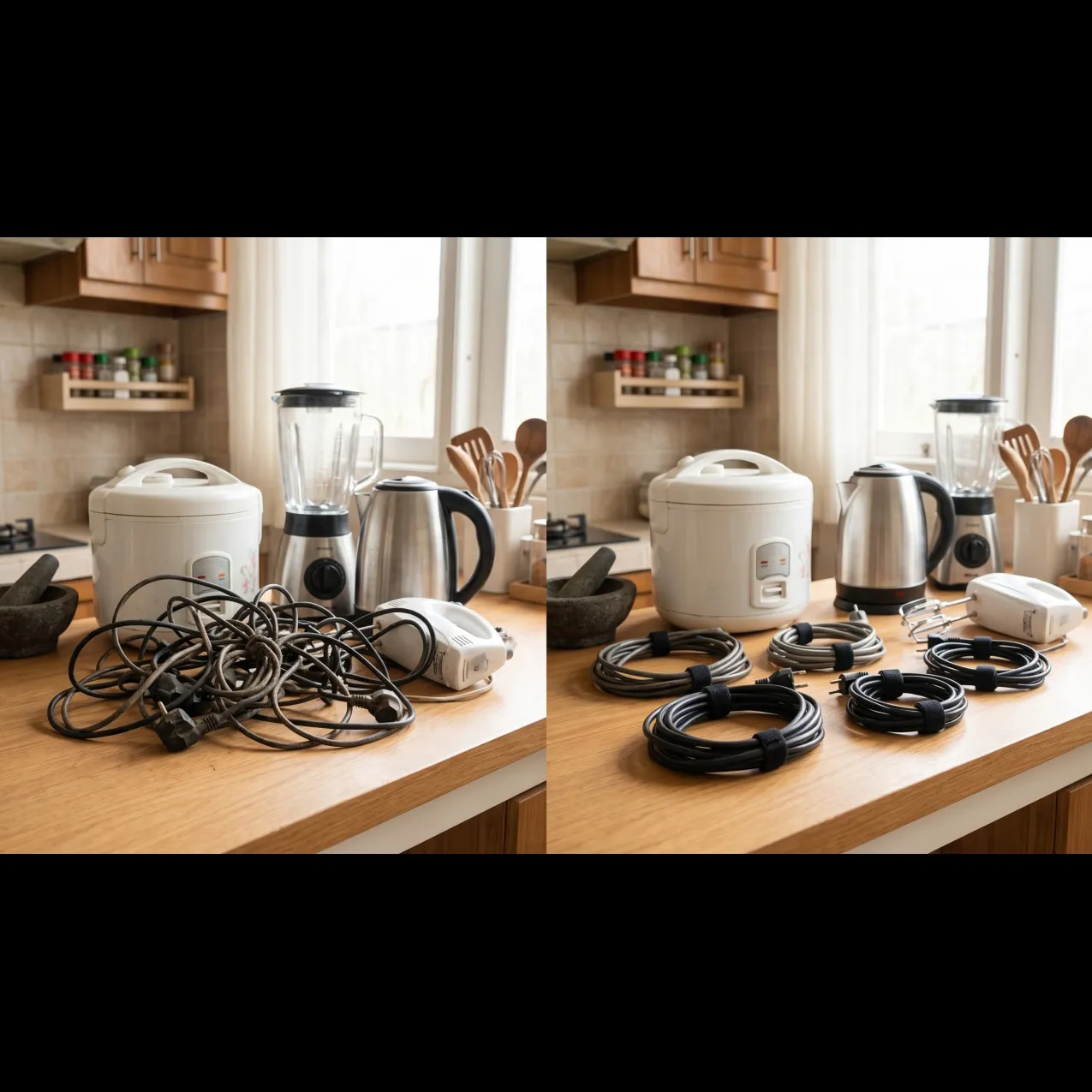 Kabel alat dapur jangan digulung asal, begini cara menyimpannya biar tak kusut