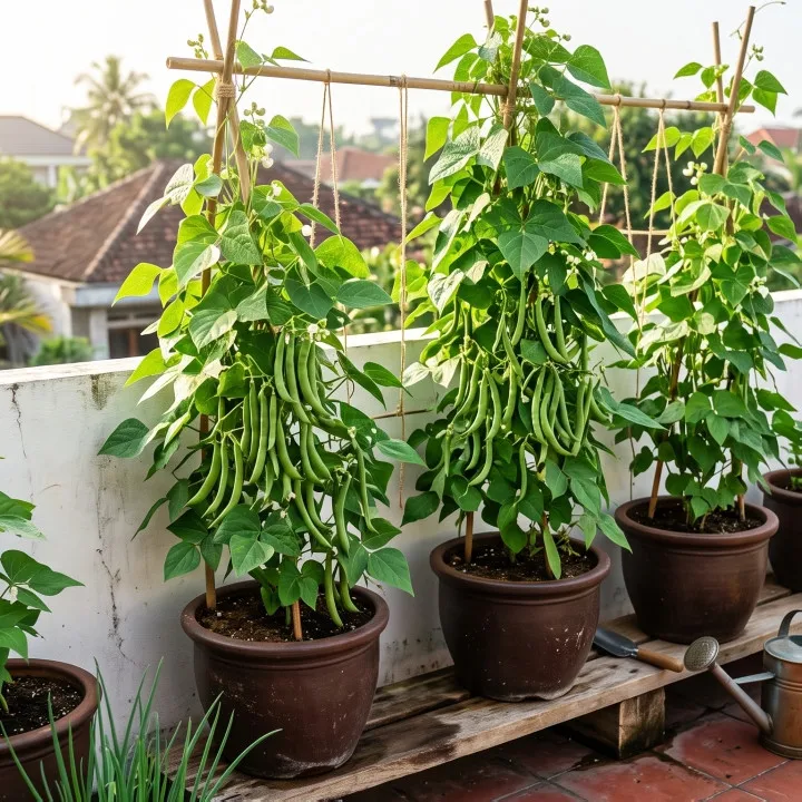 Cara menanam buncis di pot, dari pilih benih hingga bisa dipanen