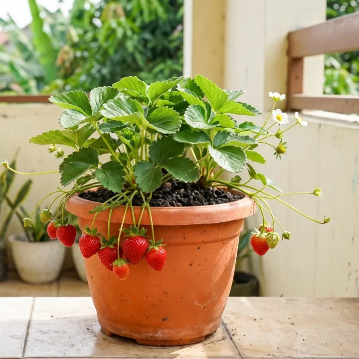 Jangan asal tanam, ini cara menanam stroberi di rumah agar cepat berbuah