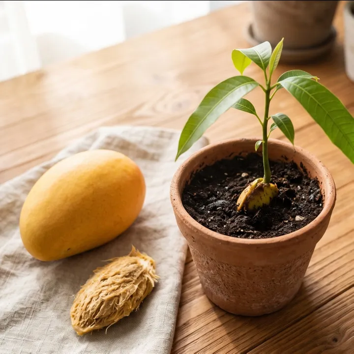 Biji mangga sisa makan ternyata bisa ditanam lagi, begini caranya