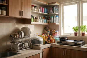 Dapur sempit terasa makin penuh? Cek 7 barang yang sering salah tempat