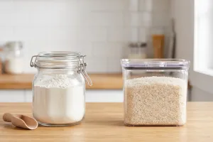Toples kaca vs plastik untuk bahan kering, mana yang lebih praktis?
