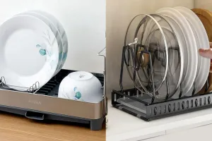 5 Rekomendasi rak piring stainless steel kecil cocok untuk di meja dapur, harga di bawah 400 ribu