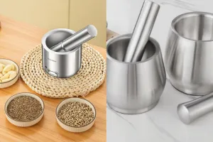 5 Rekomendasi cobek stainless steel SU 304 yang reviewnya bagus di bawah Rp 200 ribu, awet tahunan