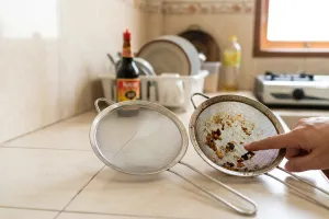 Saringan minyak mulai menghitam, cukup dicuci atau sudah waktunya diganti?