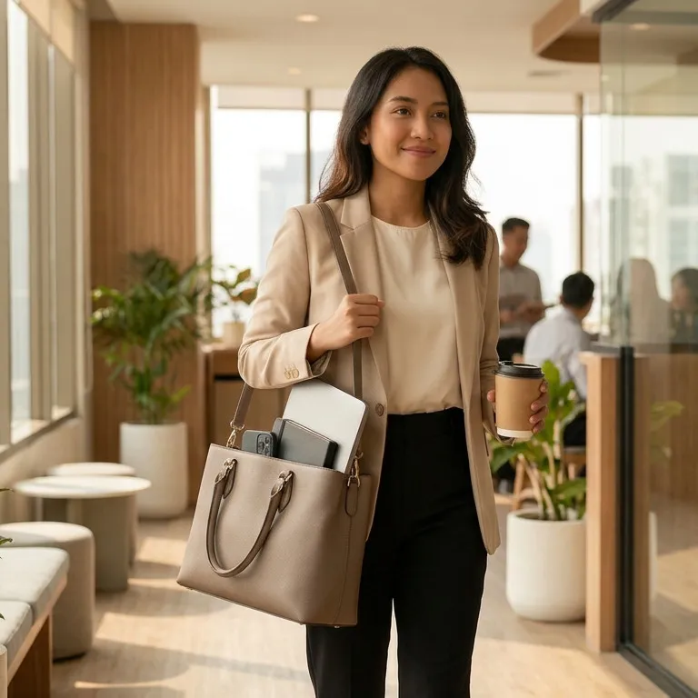 5 Rekomendasi tas kerja wanita yang muat laptop 14 Inch, modelnya tetap stylish