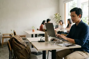 5 Rekomendasi stand laptop portable di bawah Rp100 ribu buat kerja dari mana saja