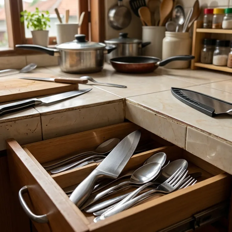 5 Kesalahan menaruh pisau dapur yang bikin cepat tumpul, bukan cuma karena sering dipakai