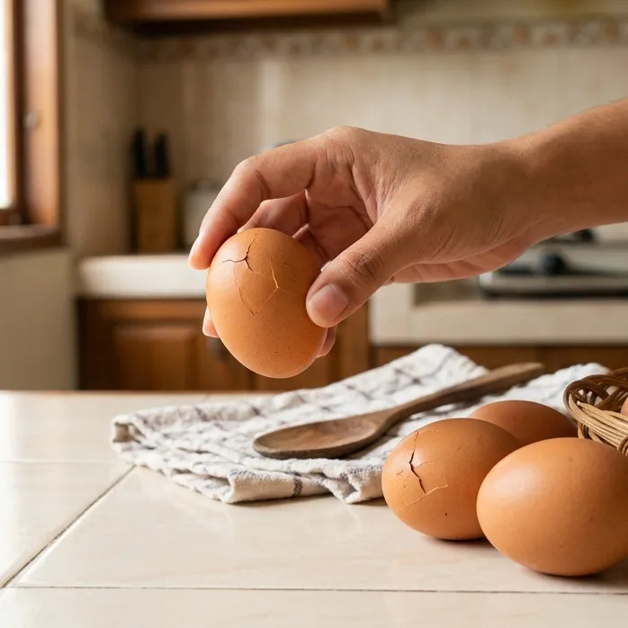 Telur retak sebelum dimasak, masih bisa digunakan? Cek kondisinya