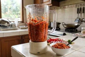 Sambal terlalu kasar padahal ingin lebih halus? Coba urutan menghaluskannya