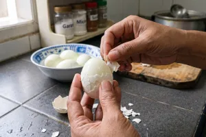 Kulit telur ikut terkelupas saat dikupas? Trik sederhana agar putih telur tetap utuh