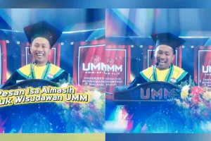 Isa Almasih wisuda dari UMM, kenang perjalanan anak kampung penggembala ternak kini raih IPK 3,97