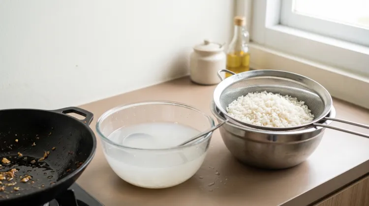 Habis mencuci beras, airnya langsung dibuang? cara ini bisa dimanfaatkan untuk keperluan dapur