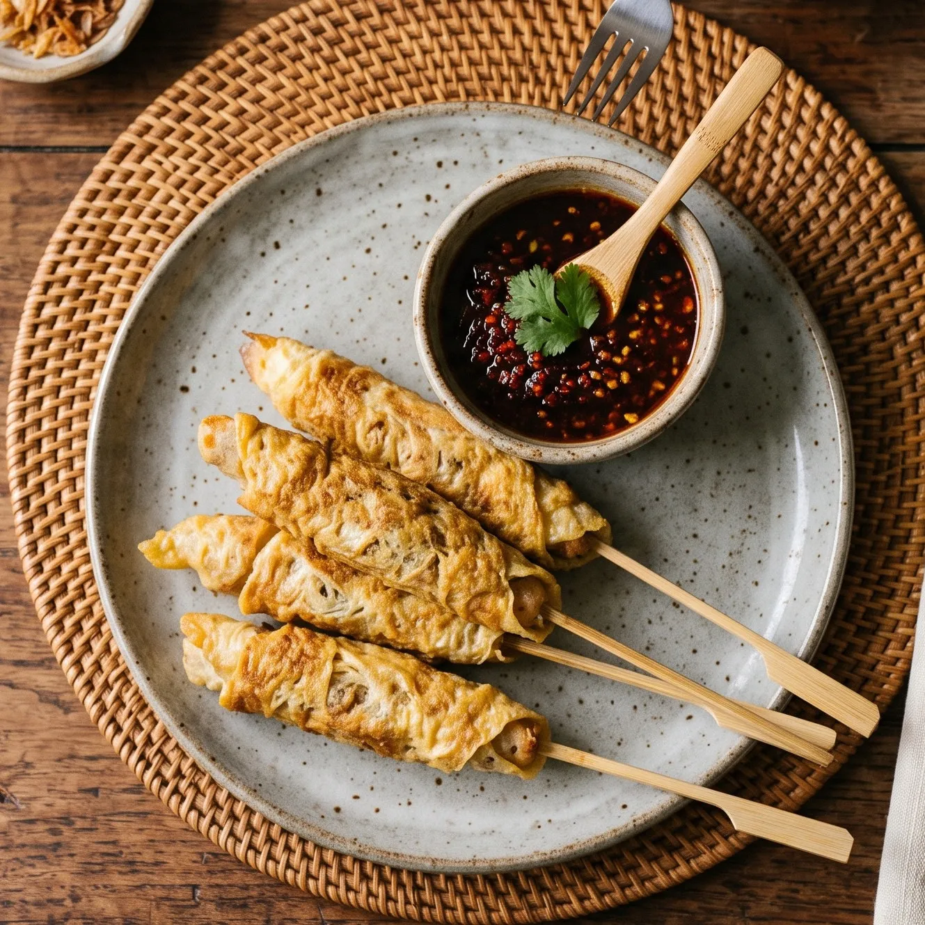 Pingin ngemil tapi takut boncos? Yuk cobain resep sempol telur gulung lezat dengan bahan seadanya ini