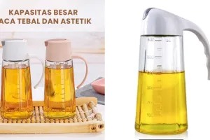 5 Rekomendasi botol minyak kaca yang awet tahunan dan estetik, reviewnya bagus di bawah Rp 50 ribu