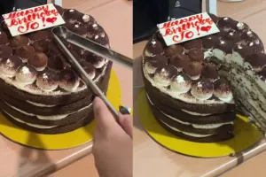 Hack potong kue ulang tahun tetap estetik cuma pakai capitan stainless steel, hasilnya tetap cantik