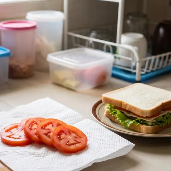 Biji tomat ikut membasahi isian sandwich? Begini cara menyiapkannya