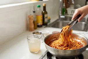 Air rebusan pasta sering terbuang? Sisihkan sedikit untuk membantu saus menempel