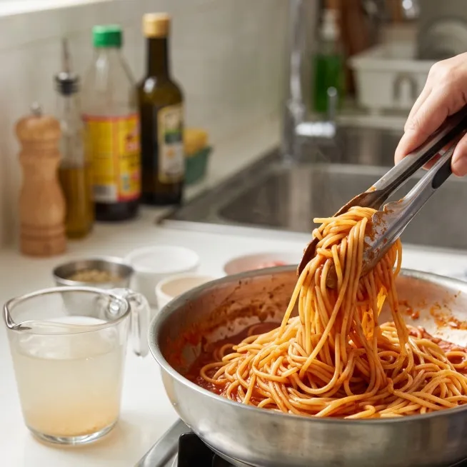 Air rebusan pasta sering terbuang? Sisihkan sedikit untuk membantu saus menempel