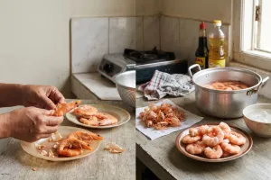 Kulit udang susah dikupas setelah direbus? Ini yang perlu diperhatikan