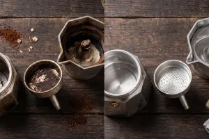 Moka pot favorit punya kerak membandel? Begini hack cepat bersihkan tanpa pakai sabun cuci piring