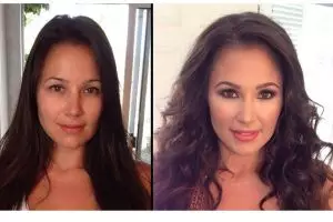 Wajah artis porno sebelum & sesudah makeup! Masih mau nonton filmnya?